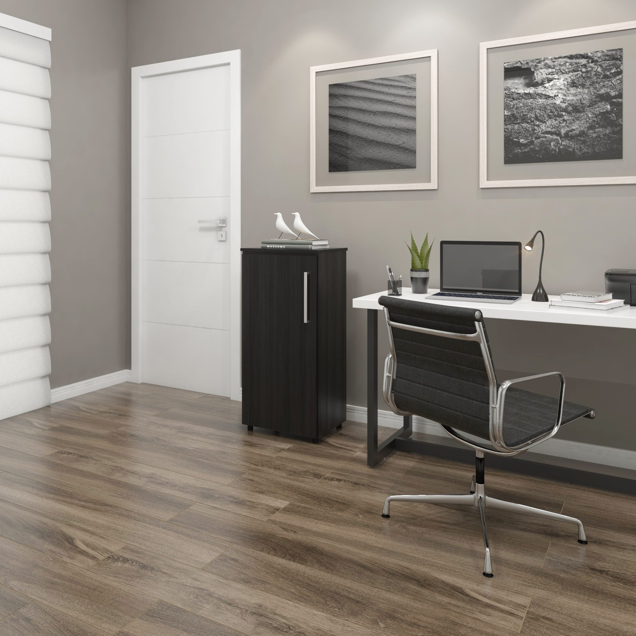 Armário SP 01 Preto Ambientado